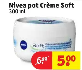 Kruidvat Nivea pot Crème Soft aanbieding