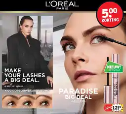 Kruidvat L'ORÉAL PARIS PARADISE BIG DEAL MASCARA aanbieding