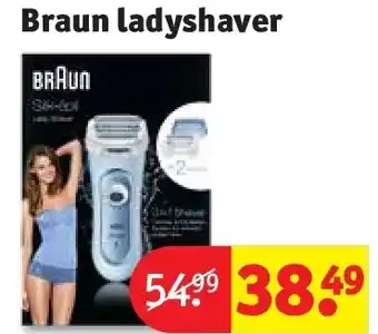 Kruidvat Braun ladyshaver aanbieding