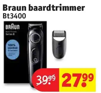 Kruidvat Braun baardtrimmer aanbieding