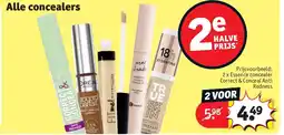 Kruidvat 2 x Essence concealer Correct & Conceal Anti Redness aanbieding