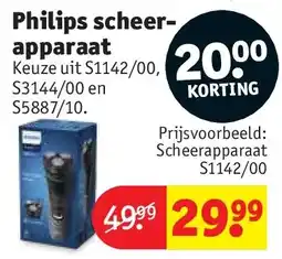 Kruidvat Philips scheerapparaat aanbieding