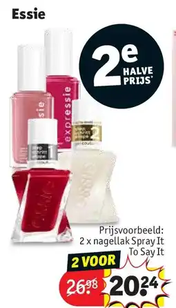 Kruidvat Essie aanbieding