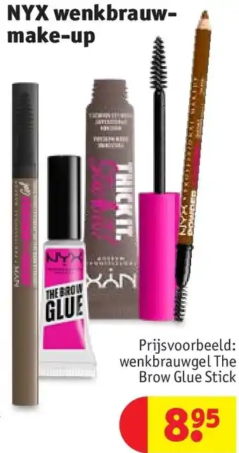 Kruidvat NYX wenkbrauwmake-up aanbieding