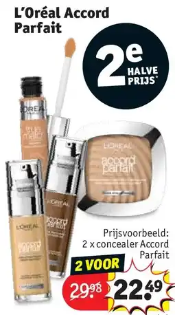 Kruidvat L’Oréal Accord Parfait aanbieding