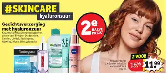 Kruidvat Gezichtsverzorging met hyaluronzuur aanbieding