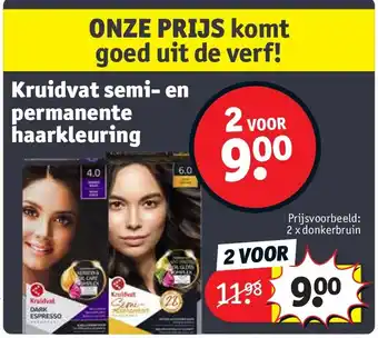 Kruidvat Kruidvat semi- en permanente haarkleuring aanbieding