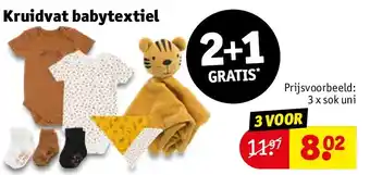 Kruidvat Kruidvat babytextiel aanbieding