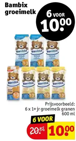 Kruidvat Bambix groeimelk aanbieding