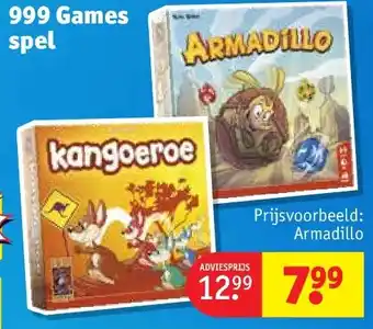 Kruidvat 999 Games spel aanbieding