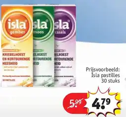 Kruidvat Isla pastilles 30 stuks aanbieding