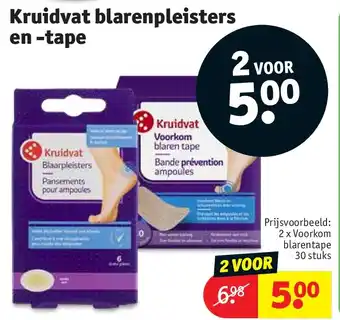 Kruidvat Kruidvat blarenpleisters en -tape aanbieding