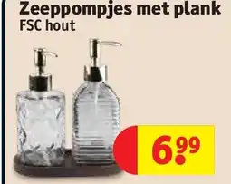 Kruidvat Zeeppompjes met plank aanbieding