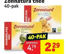 Kruidvat Zonnatura thee aanbieding