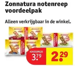 Kruidvat Zonnatura notenreep voordeelpak aanbieding