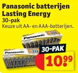 Kruidvat Panasonic batteri aanbieding