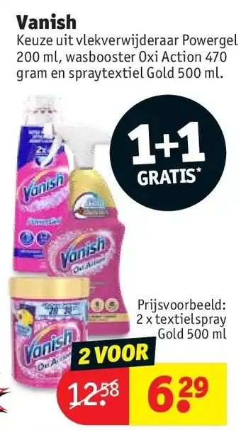 Kruidvat Vanish aanbieding