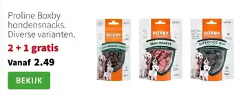 Intratuin Proline Boxby hondensnacks aanbieding