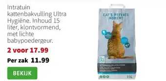 Intratuin Intratuin kattenbakvulling Ultra Hygiëne aanbieding