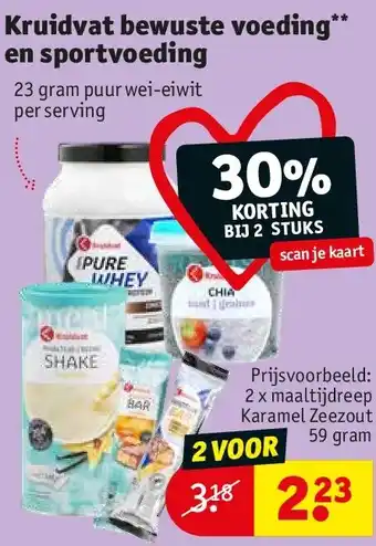 Kruidvat Kruidvat bewuste voeding** en sportvoeding aanbieding