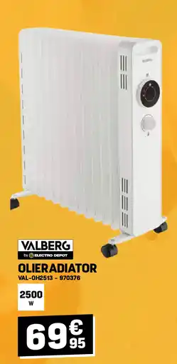 Electro Depot OLIERADIATOR aanbieding