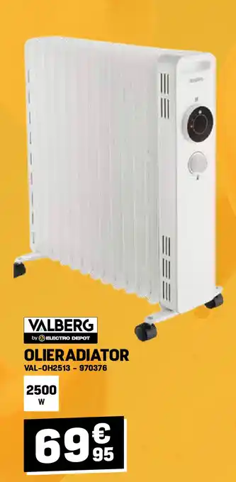 Electro Depot OLIERADIATOR aanbieding