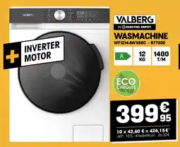 Electro Depot Valberg WASMACHINE aanbieding