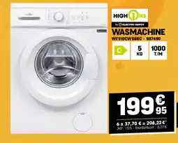 Electro Depot High One WASMACHINE aanbieding