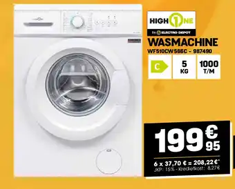 Electro Depot High One WASMACHINE aanbieding