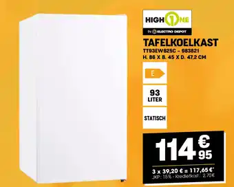 Electro Depot TAFELKOELKAST aanbieding