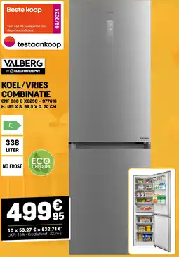 Electro Depot KOEL/VRIES COMBINATIE aanbieding