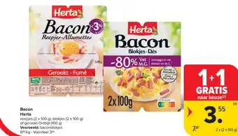 Carrefour Market Herta bacon aanbieding