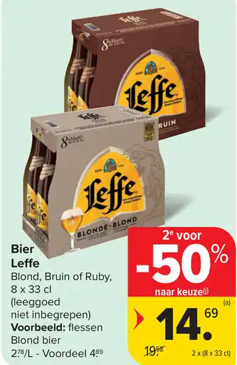 Carrefour Market Leffe bier aanbieding