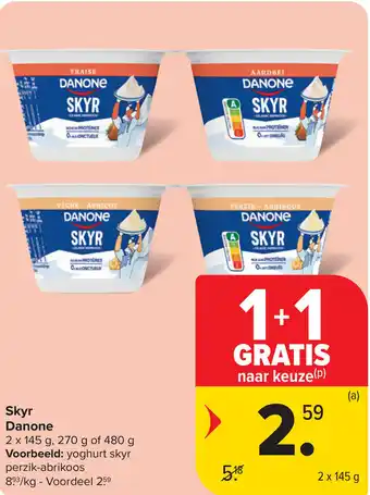 Carrefour Market Danone skyr aanbieding