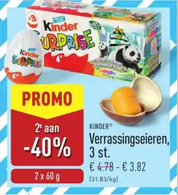 ALDI Kinder Verrassingseieren aanbieding