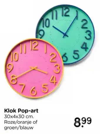 Xenos Klok Pop Art aanbieding