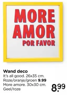 Xenos Wand Deco More Amore aanbieding