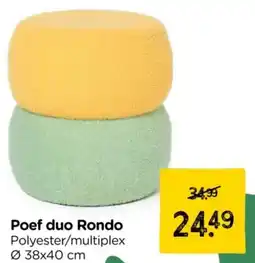 Xenos Poef duo Rondo aanbieding