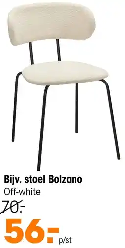 Kwantum Stoel Bolzano Off white aanbieding