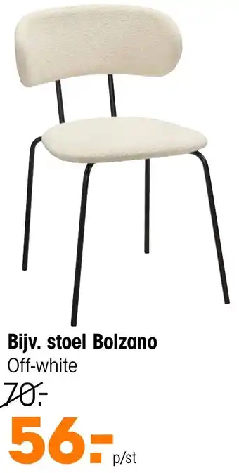 Kwantum Stoel Bolzano Off white aanbieding