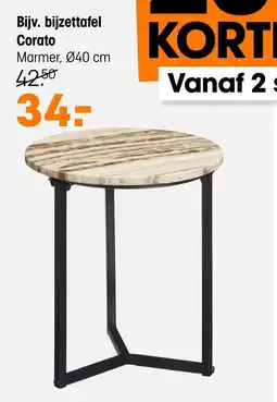 Kwantum Bijzettafel Corato aanbieding