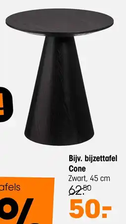 Kwantum Bijzettafel Cone aanbieding