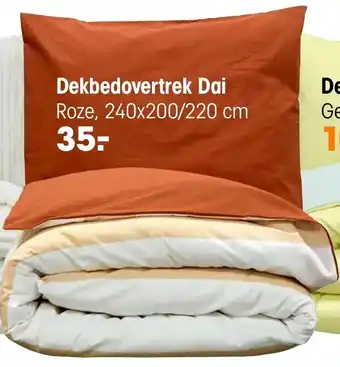 Kwantum Dekbedovertrek Dai aanbieding