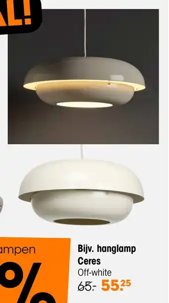 Kwantum Hanglamp ceres aanbieding