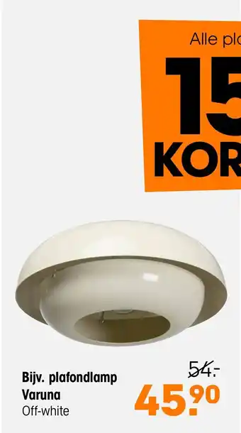 Kwantum Plafondlamp varuna aanbieding