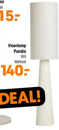 Kwantum Vloerlamp pandia aanbieding