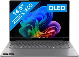 Coolblue Lenovo Yoga Pro 7 Copilot+ PC OLED 14ASP9 Azerty aanbieding