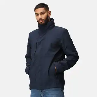 Decathlon Regatta Kingsley heren wandelwindjack, blauw aanbieding