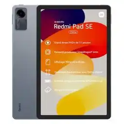 Electro Depot Tablet XIAOMI 11 Redmi PadSE GRIJS 8Gb / 256Gb aanbieding