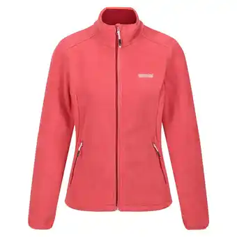 Decathlon Dames Floreo IV Full Zip Fleece Jas (Mineraalrood/Rumba-rood) aanbieding